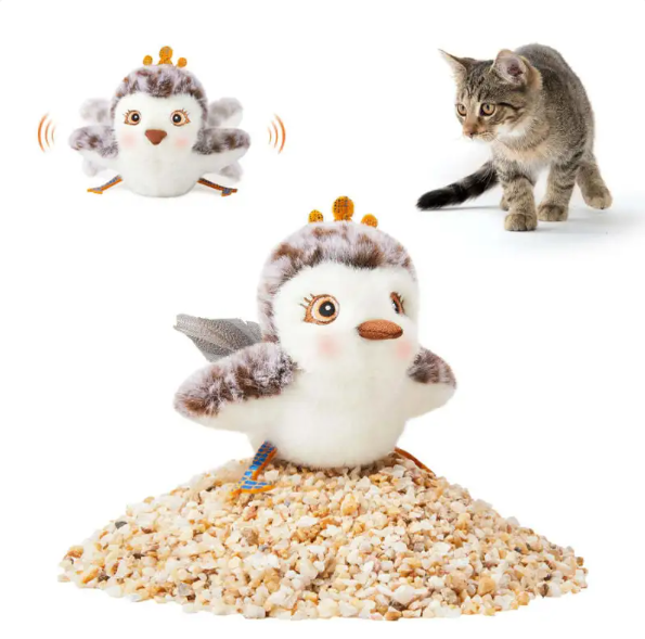 USB Rechargeable Interactive Flapping Bird Toy