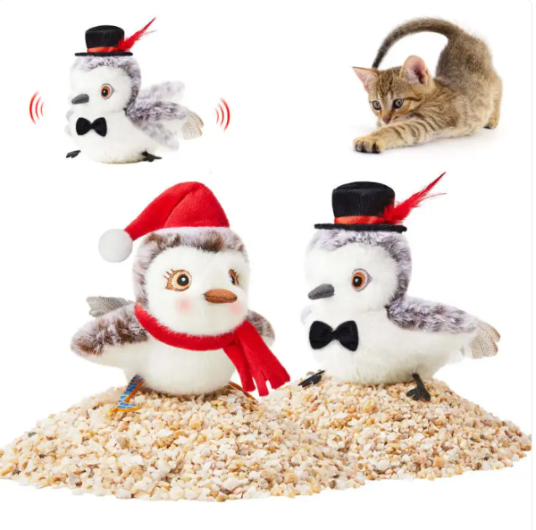 USB Rechargeable Interactive Flapping Bird Toy